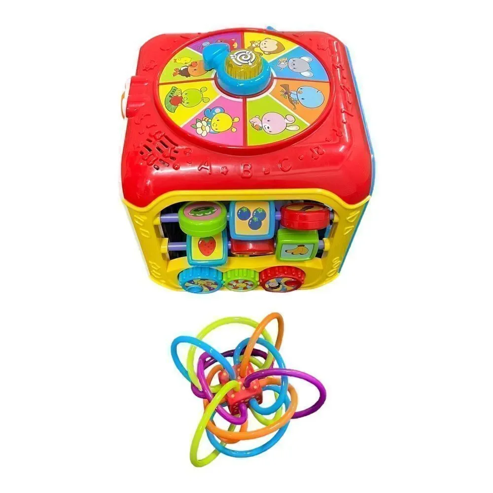 VTech Sort and Discover Activity Cube + Manhattan Toy Bundle